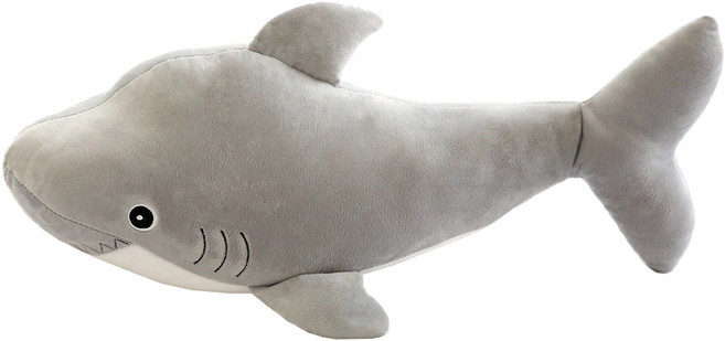 이솔홈 포근이 상어인형 동물인형, 그레이, 1개