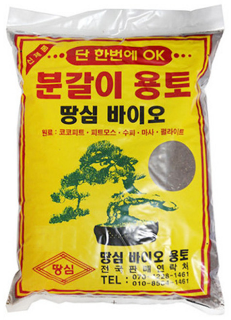 땅심 분갈이 혼합토, 1개, 35L