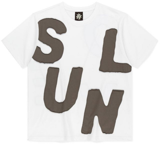 [썬러브] Capital Tee White/Taupe