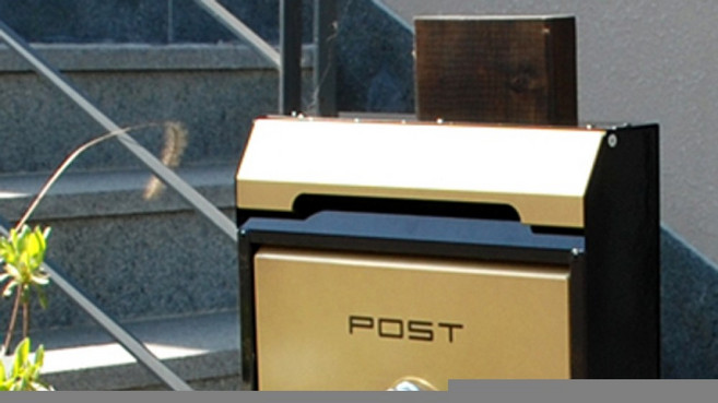 벽걸이 우편함 MBS400 골드