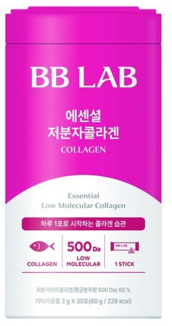 BB LAB 에센셜 저분자콜라겐(), BB LAB 에센셜 저분자콜라겐(2g*30포), 2g, 30개