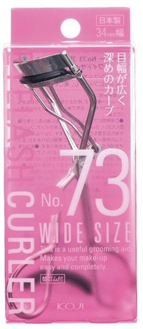 KOJI 눈시울부터 눈꼬리까지 확실히 끼는 34mm 폭의 3D EYELASH CURLER WIDE No.73 / 2CR0573, 1개