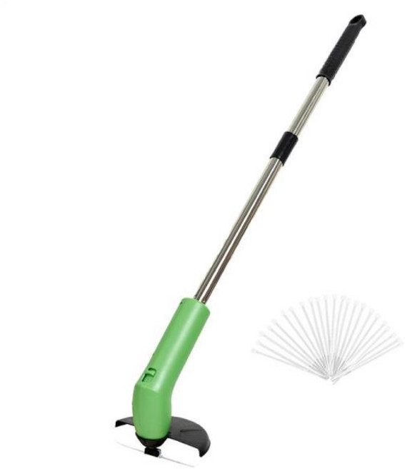 WeedWacker 무선 금속 블레이드 배터리 구동 스트링 트리머 정원용 경량 잔디 절단기