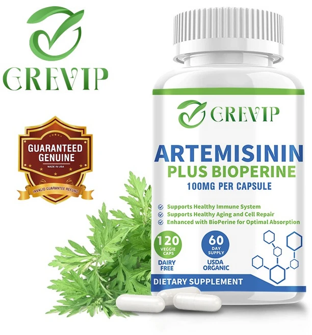 아르테미시닌 캡슐 - 건강한 면역 체계 건강한 노화 및 세포 재생을 지원합니다. 120캡슐, 3개, 120정 - 쿠팡