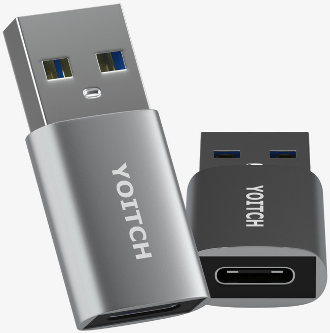 USB-C to A 3.0 변환 젠더, C to A 타입 3.0변환젠더(실버)