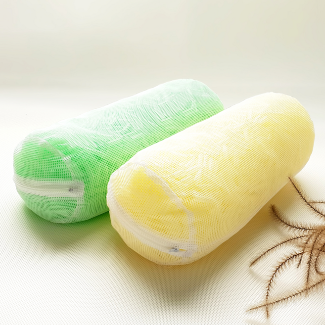 네모라인 국내생산 원형 바이오칩 베개 쿨베개, 그린(경질 원형)