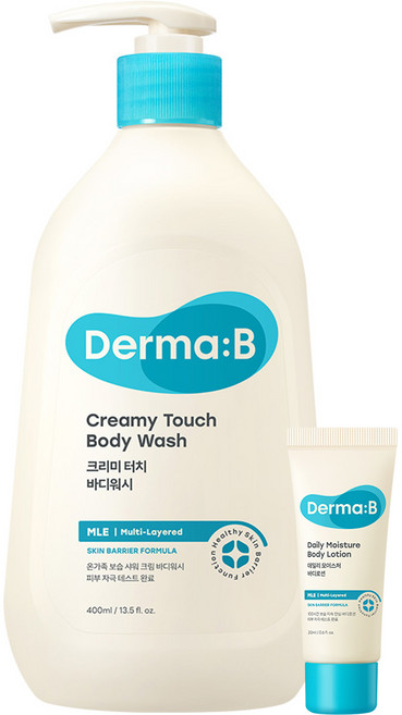 더마비 크리미 터치 바디워시 기획 (400ml+로션20ml), 1개, 420ml