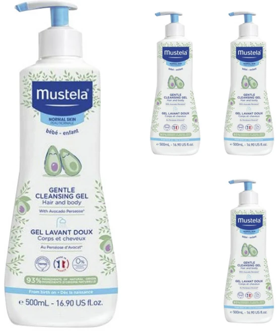 무스텔라 젠틀 클렌징 젤, 4개, 500ml - 쿠팡