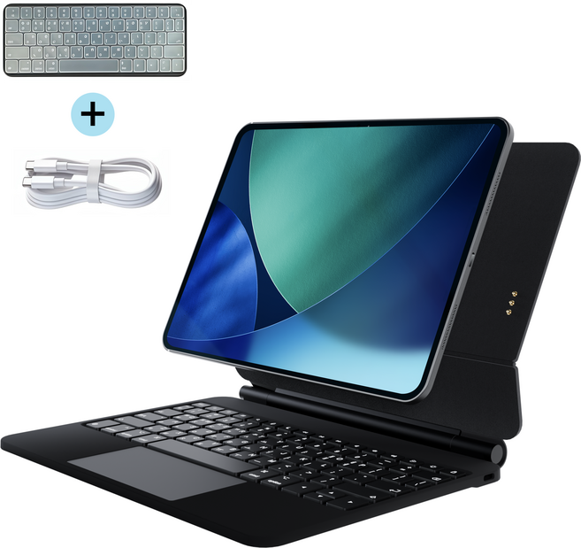 아이시(isee) 아이패드 트랙패드 키보드 케이스 매직키보드 호환 11인치 13인치 에어 프로 백라이트, 1개, 블랙