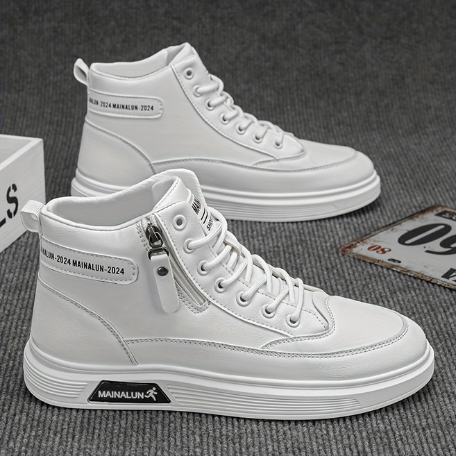 남성 하이탑 운동화 스니커즈 캐주얼 워커화