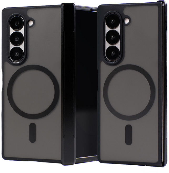 제루크 갤럭시 호환 Z 폴드 맥세이프 슬림 힌지보호 풀커버 그립 스탠드 케이스