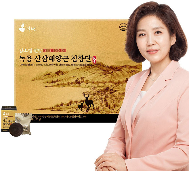 김소형원방 녹용 산삼 배양근 침향단 + 쇼핑백, 3.75g, 32개