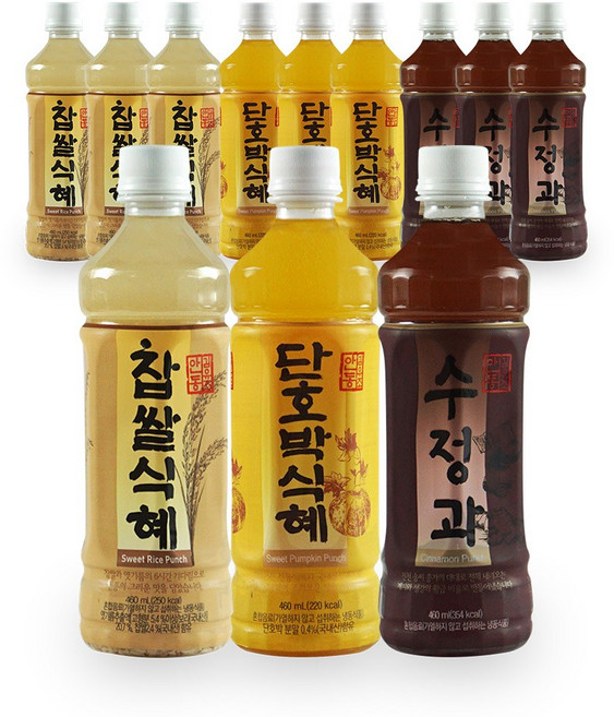 안동김유조 전통음료, 찹쌀식혜5병 + 단호박식혜5병 + 수정과5병