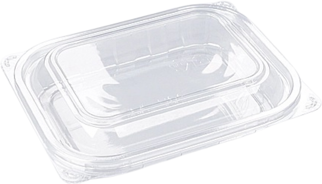 TY 205 사각 찬용기 투명 600개, 세트(용기+뚜껑) 600개, 1개