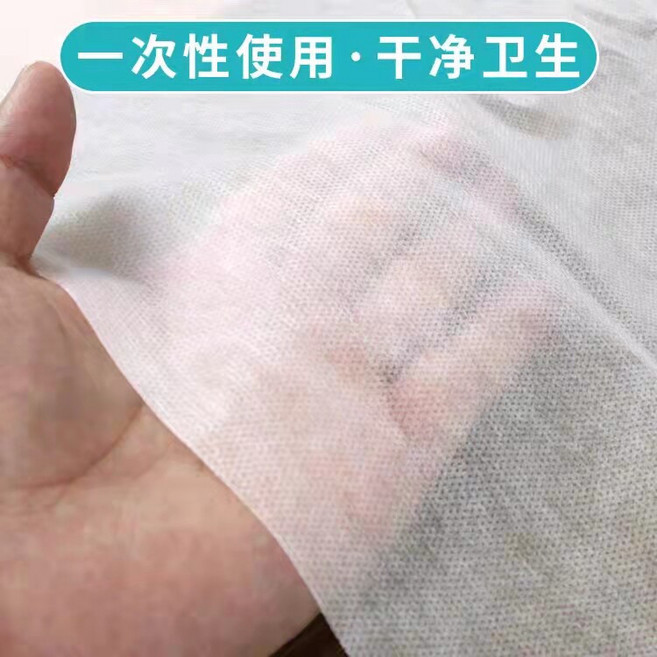 일회용 침대 시트 구멍뚫린 병원용 매트 베드커버 여행용, 실제 사이즈, 무홀 통기성 화이트 100장 70x180, 1개