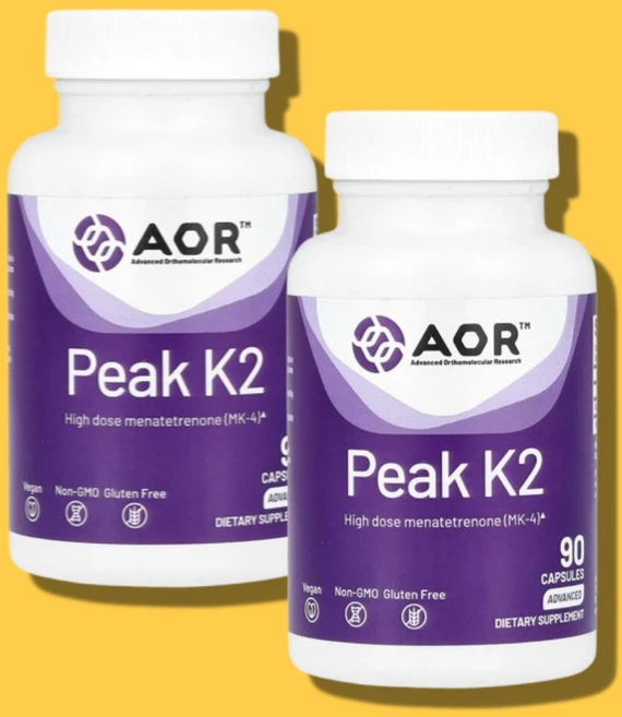 어드밴스드 올쏘몰레큘러 리서치 AOR 피크 K2 90캡슐 2개 - 쿠팡