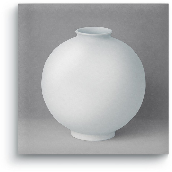 [모레아] 달항아리 그림액자 캔버스 재물운 백자 도자기 거실 인테리어 돈들어오는 그림액자 풍수인테리어, 3. 달항아리 파스텔그레이