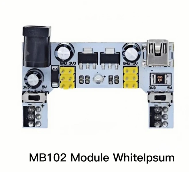MB-102 브레드보드 400 830 포인트 65 점퍼 와이어 무땜납 PCB 개발 DIY 아두이노 전원 모듈 XCW용, 11 MB102 White