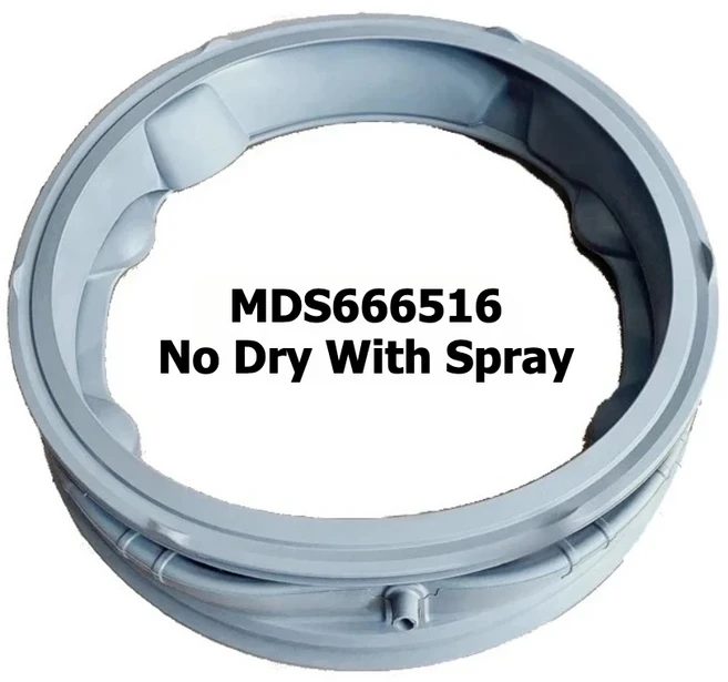 LG 세탁기 MDS666516의 새로운 기능 건조 부품이없는 도어 씰 링 고무, 01 No Dry With Spray
