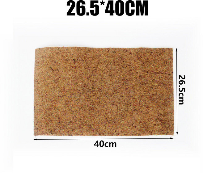 테라리엄 도마뱀 사육장 라이너 카멜레온 뱀 파충류 거북이 애완동물 카펫 수염 먹이 매트, 26.5x40cm, 1개