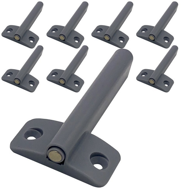 원터치 자석 빠찌링, 8개, 그레이