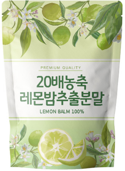 닥터릴리 레몬밤 20배 추출물 분말 가루, 1개, 500g
