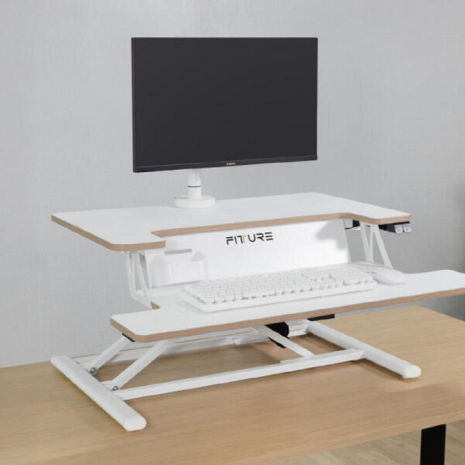 핏쳐 전동식 스탠딩 데스크 EA1, 화이트