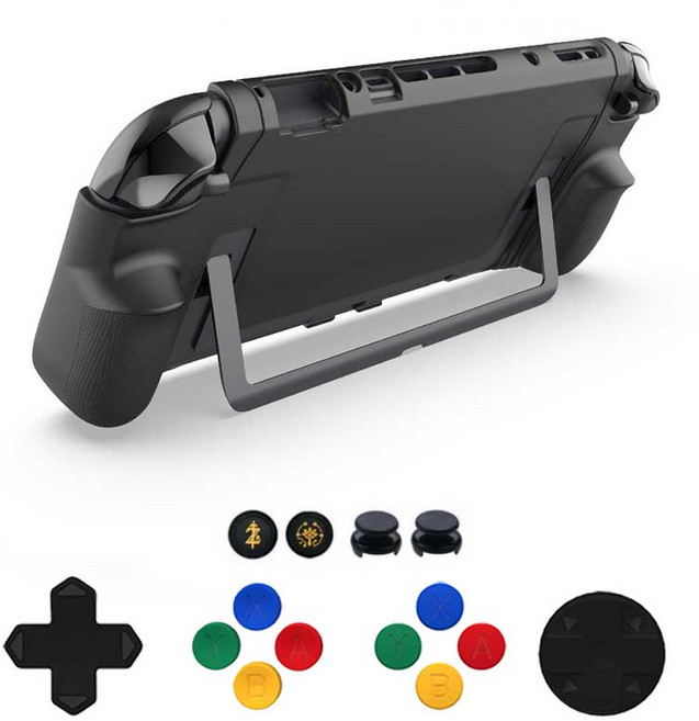 호환 닌텐도 스위치2 케이스 듀얼그립 Switch2 악세사리 TPU 방수 & 미끄럼 방지 케이스, 1개, 블랙, ns2