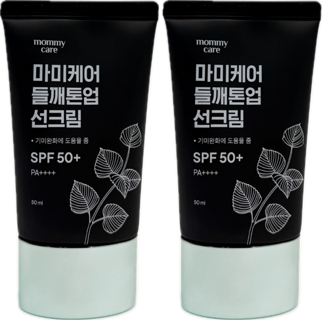2025 최신상 마미케어 들깨 톤업 선크림 50ml, 2개