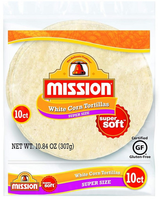 미국발송 또띠아 Mission Foods Supersize White Corn Tortillas 10 ct