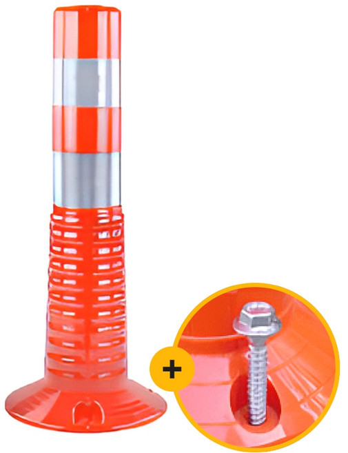 주차 차단봉 시선유도봉 금지봉 주차봉 차선규제봉 보급형 H450, 1개