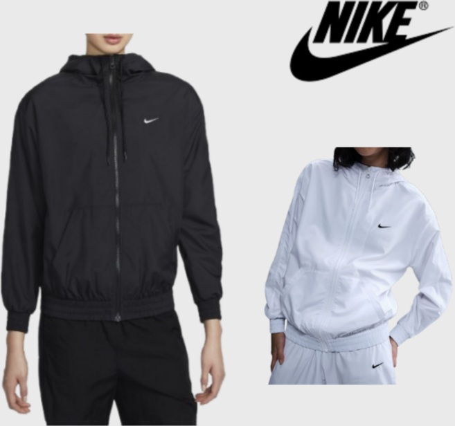 매장정품 나이키 점퍼 여자 바람막이 자켓 여성 윈드러너 풀 집업 후드점퍼 트레이닝 복
