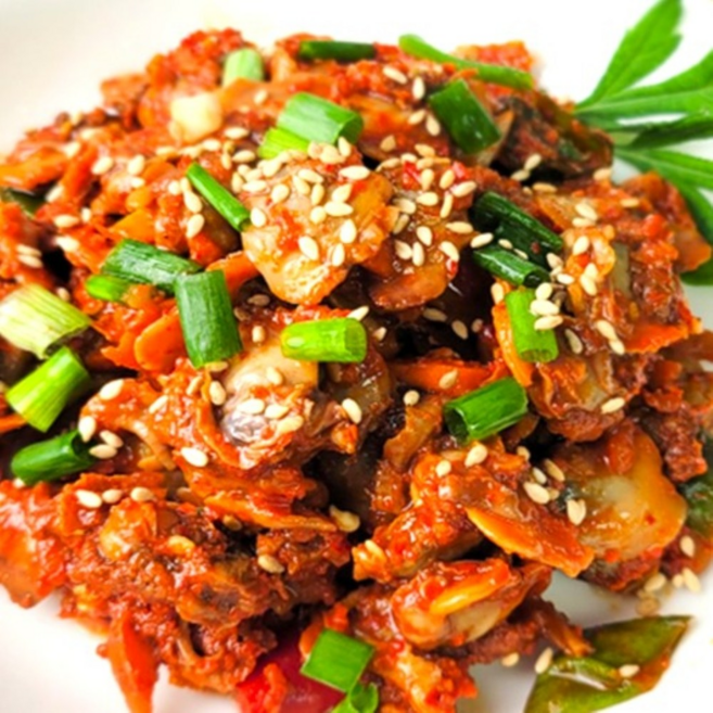 [30년전통비법]최상급 명품손맛 꼬막장 양념 꼬막무침, 5개, 330g