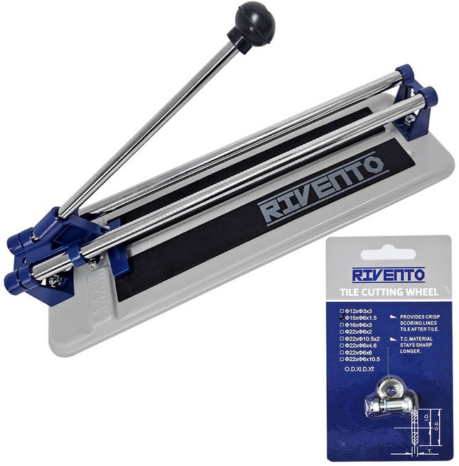 리벤토 타일컷팅기 레이저형 전용날 타일 커터 텅스텐 캇팅기 카타 폴리싱 포세린 욕실 바닥, 1개, 리벤토 타일커터 일반형 300mm