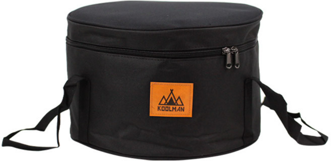 쿨맨 다용도 코펠 수납 가방 L, 블랙, 1단, 1개