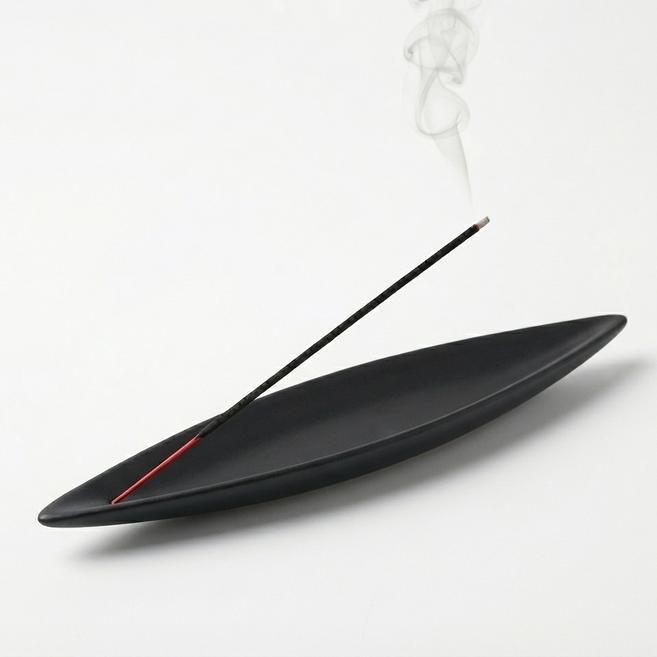 피오센트 블랙 보트 인센스 홀더