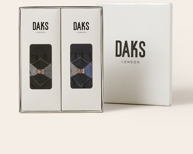 [백화점 정품] 닥스 25FW 남성 여성 양말 2족 선물세트 모음 18종 택 1 (선물포장 쇼핑백)