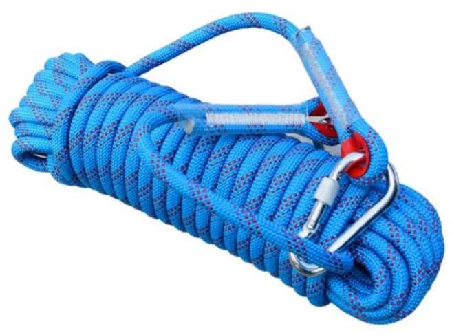 산악용 로프 등산 클라이밍 자일 암벽 다목적 안전 줄 100m 등반, 10mm 15m