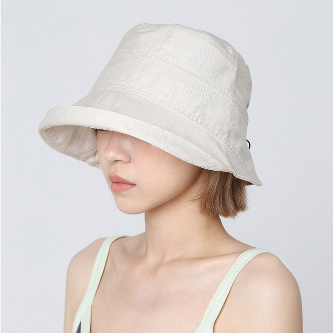 젬버트 여름 초경량 스트링 조절 벙거지 버킷햇 모자