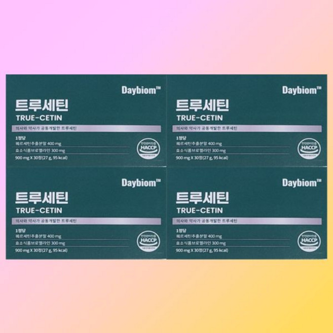 4개 데이바이옴 트루세틴 603788, 30정