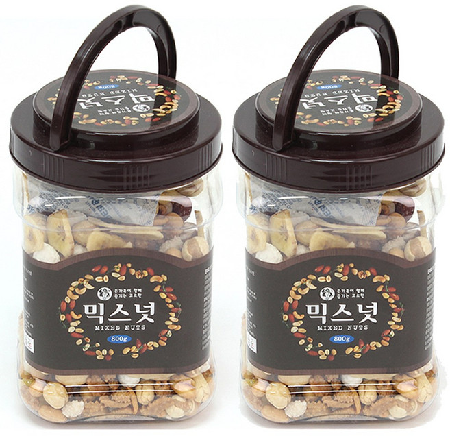 [가온애] 통 믹스넛 800g, 2개, 800g(1개)