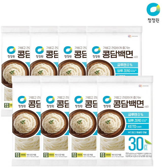 청정원 콩담백면 150gx8개, 150g, 8개