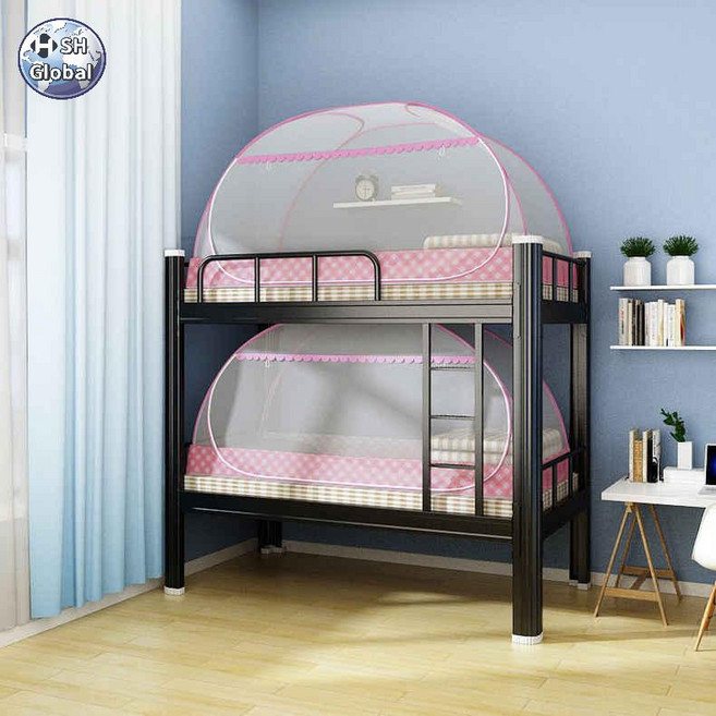 Z3JC 학생 기숙사 1인용 침대에 침대를 깔고 암반을 깔면 가정용 바닥이 있는 몽고 모기장 0.9m 1m 설치 무료