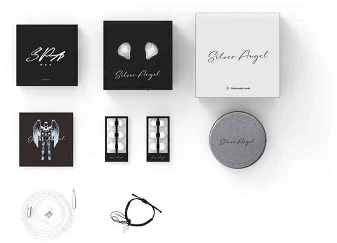 EarAcoustic Audio Silver Angel SPA Hi End MAX 다이나믹 드라이버 HiFi 유선 이어폰형 헤드폰, 01 SPA Hi End MAX