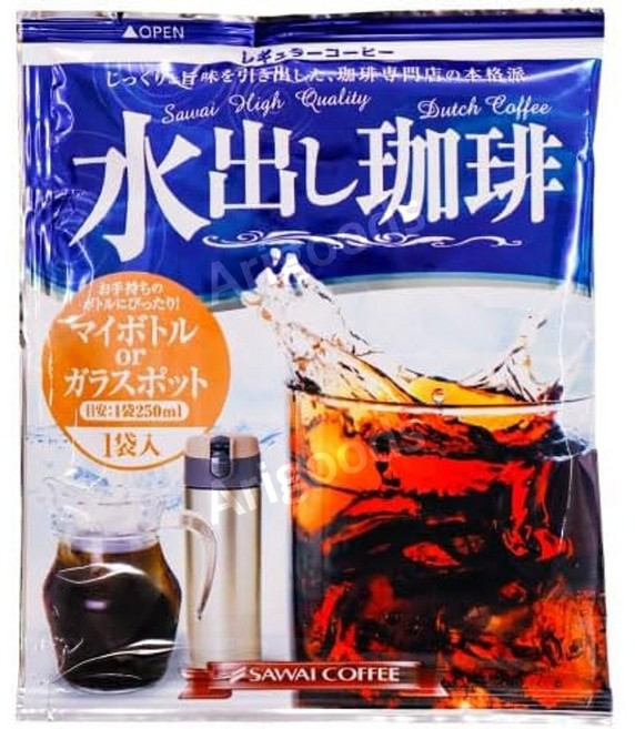 일본 사와이 커피 냉침커피 콜드브루 커피백 15g 개별포장 50개입