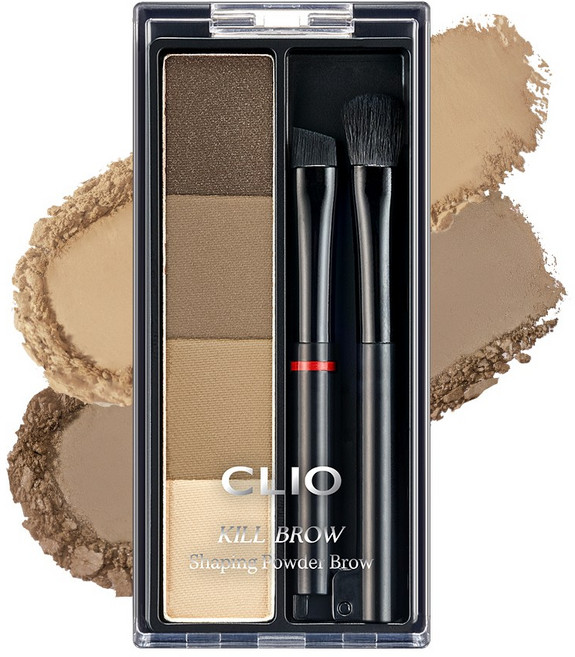 클리오 킬 브로우 쉐이핑 파우더 브로우 2.4g, 02 애쉬 쿨 브라운, 1개