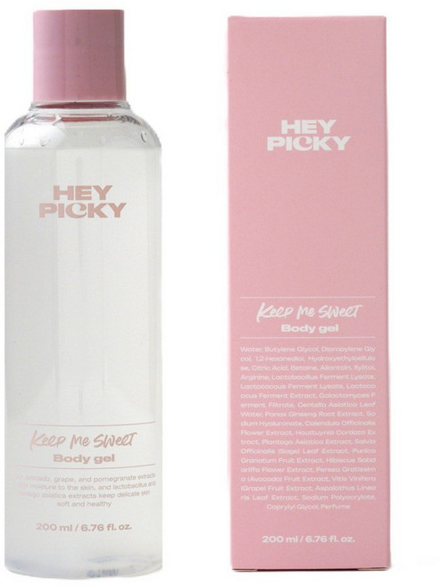 헤이피키 100% 비건 프리미엄 부부 수용성 마사지 바디 젤, 3개, 200ml