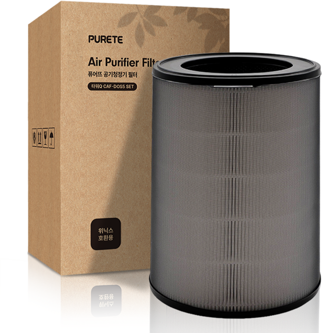 퓨어뜨 위닉스 공기청정기 필터 타워Q CAF-DOS5 호환용, 1개, 슈퍼하이