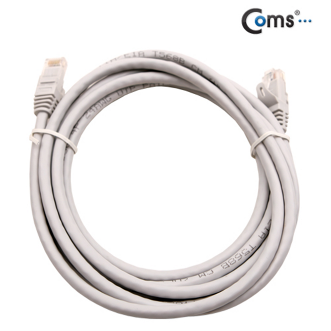 C0953 Coms UTP CAT6 기가 랜케이블 인터넷 공유기 랜선 7M, 1개, 화이트