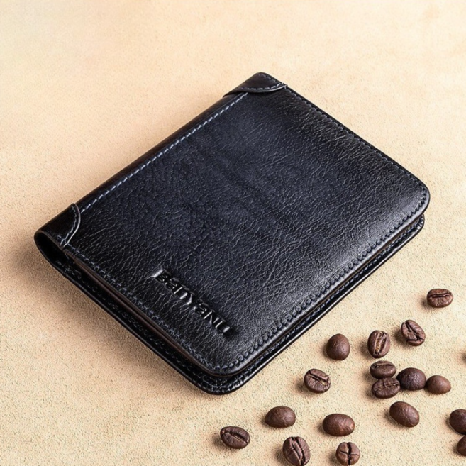 남성 프리미엄 소가죽 심플 반지갑 2011-C-2